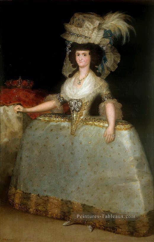 Maria Luisa de Parme portant des paniers Francisco de Goya Peintures à l'huile